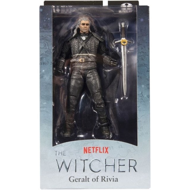 Geralt Of Rivia With Cloth Cape Witcher Netflix Season 1 Action Figure - 2