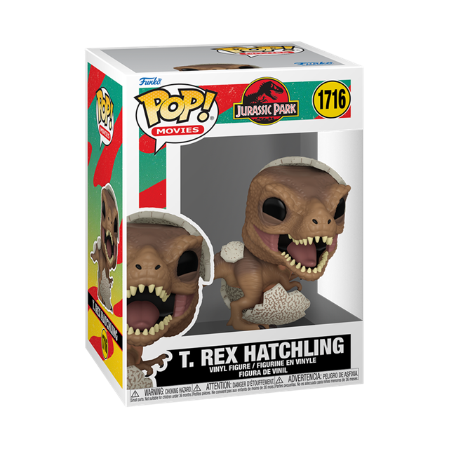 T Rex Hatchling 1716 Jurassic Park Hatchling Funko Pop Vinyl - 2