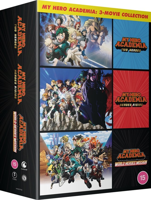 My Hero Academia 3 Movie Collection DVD Box Set Free shipping