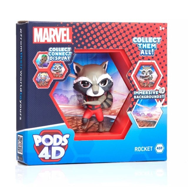 Rocket Marvel Pod 4D Collector Figure - 2