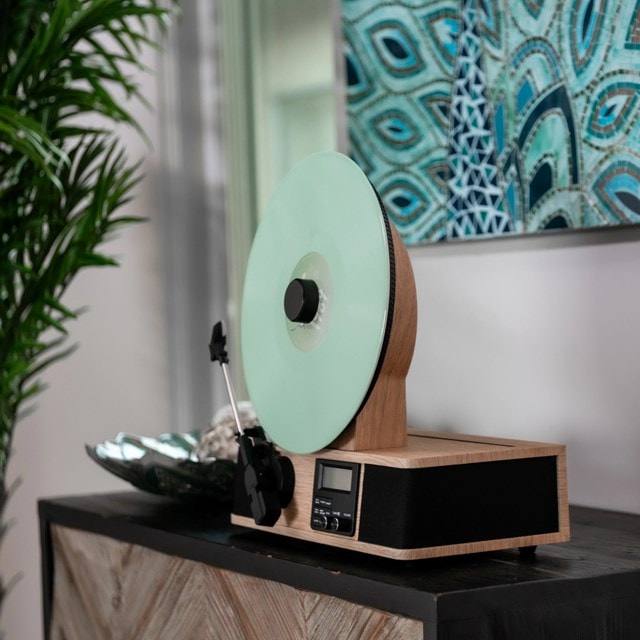 Fuse Audio Wrap Light Wood Vertical Bluetooth Turntable - 7