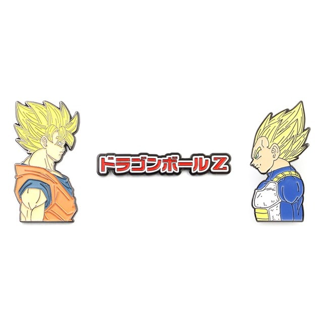 Goku & Vegeta Dragon Ball Z Pin Badge Set - 2