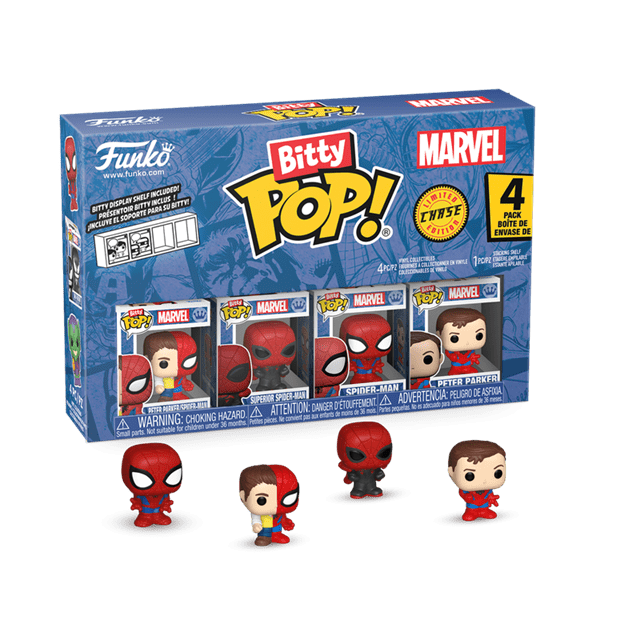 Parker Split Spider-Man Funko Pop Bitty 4 Pack - 1