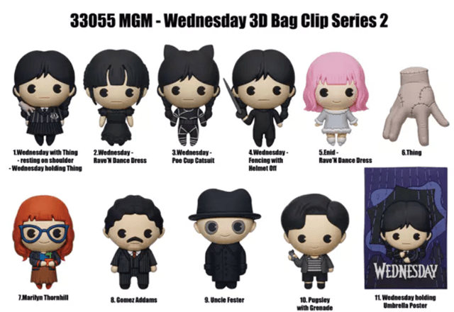 Wednesday Series 2 Bagclip (Bag Clip) - 4