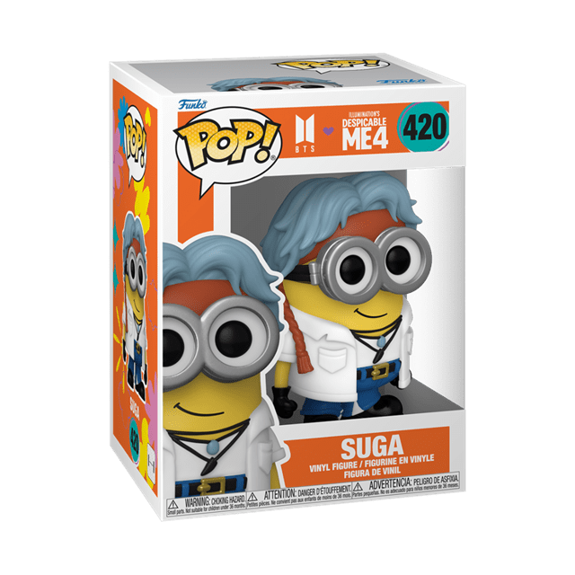 Suga 420 BTS x Despicable Me 4 Funko Pop Vinyl - 2