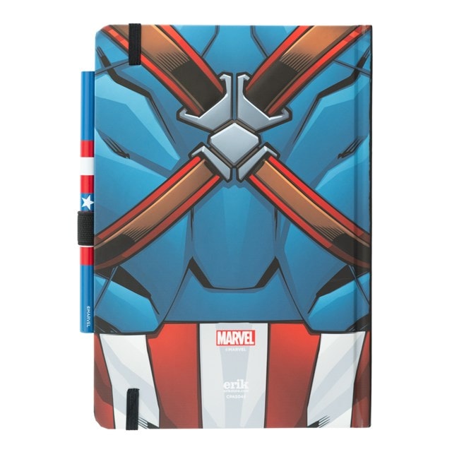 Captain America A5 Notebook With Pen - 2