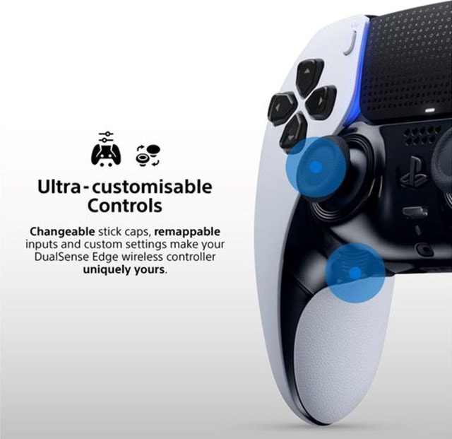 Official PlayStation 5 DualSense Edge Wireless Controller V2 - White - 3