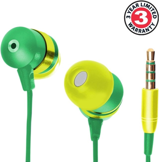 GoGroove AudiOHM HF Green Earphones - 2