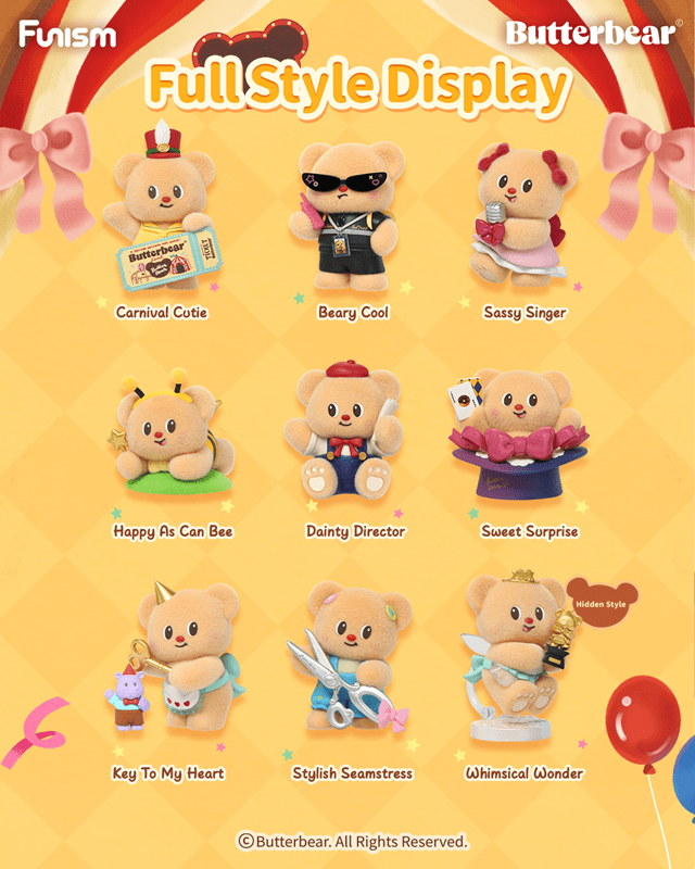 Butterbear Adorable Influencer Series Funism Blind Box - 2
