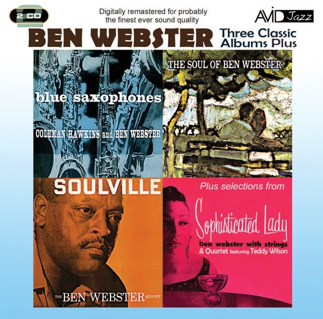 Three Classic Albums Plus: Blue Saxophones/Soul of Ben Webster/Soulville/Sophisticated Lady - 1