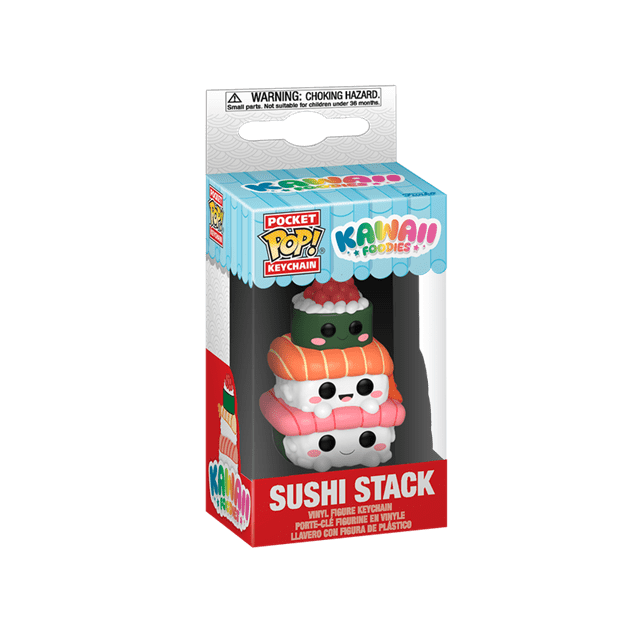 Sushi Stack Trio Kawaii Foodies Funko Pop Vinyl Keychain - 2