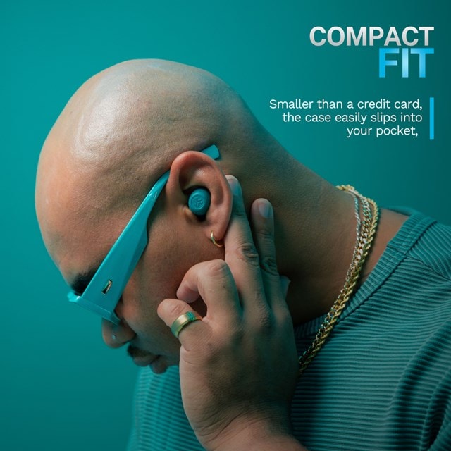 JLab Go Pop ANC Teal Active Noise Cancelling True Wireless Bluetooth Earphones - 6