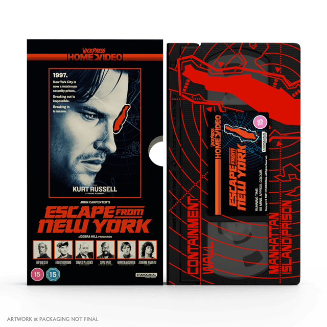 Escape from New York VHS - Vice Press Limited Slip Case Edition - 6