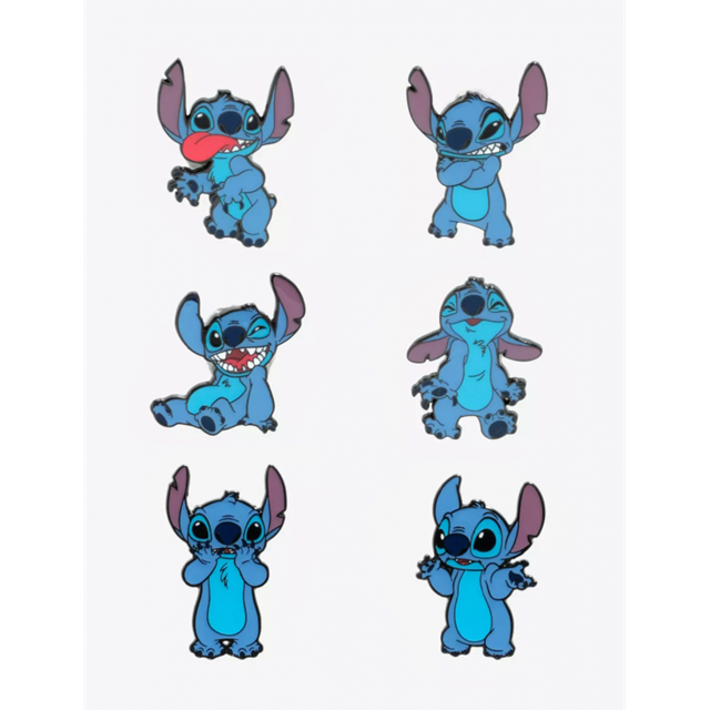 Stitch Funny Faces Loungefly Blind Box Enamel Pin - 1