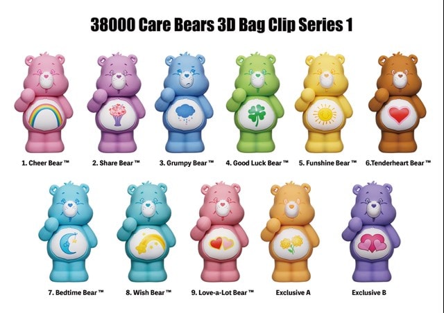 Care Bears Series 1 Bag Clips - 2