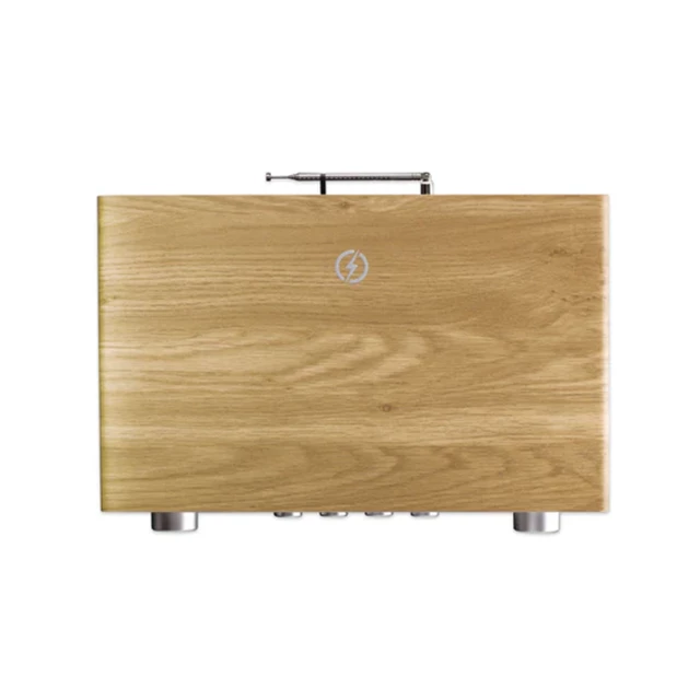 Lenco DAR-281WDSI Silver/Wood Bluetooth HiFi System - 4