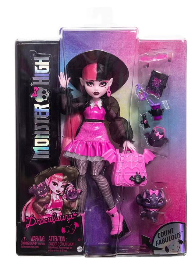 Draculaura Monster High Mattel Doll - 5