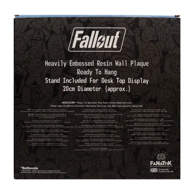 Vault Boy Fallout Resin Plaque - 6