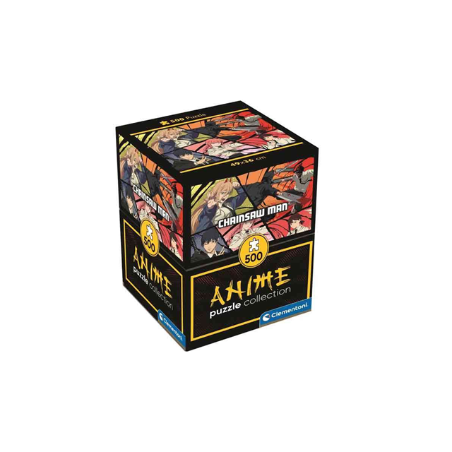 Hunters Chainsaw Man  500 Piece Jigsaw Puzzle In Collector Cube Box - 4
