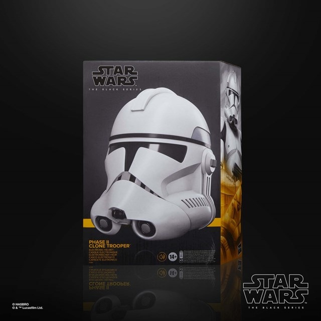 Phase II Clone Trooper Hasbro Star Wars: The Clone Wars The Black Series Premium Electronic Helmet - 7