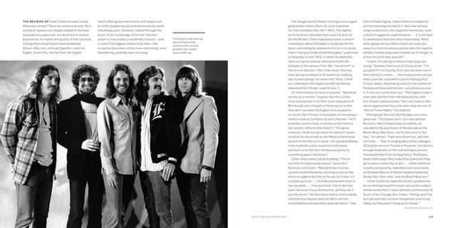 Eagles and Hotel California: 50 Years (The Great Albums) Hardback By Sean Egan - 15