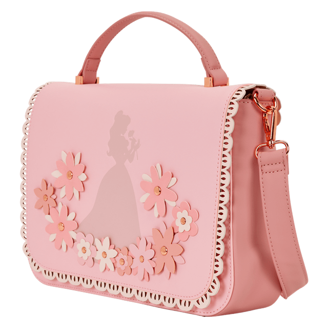 Belle Floral Lace Disney Princess Loungefly Crossbody Bag - 2