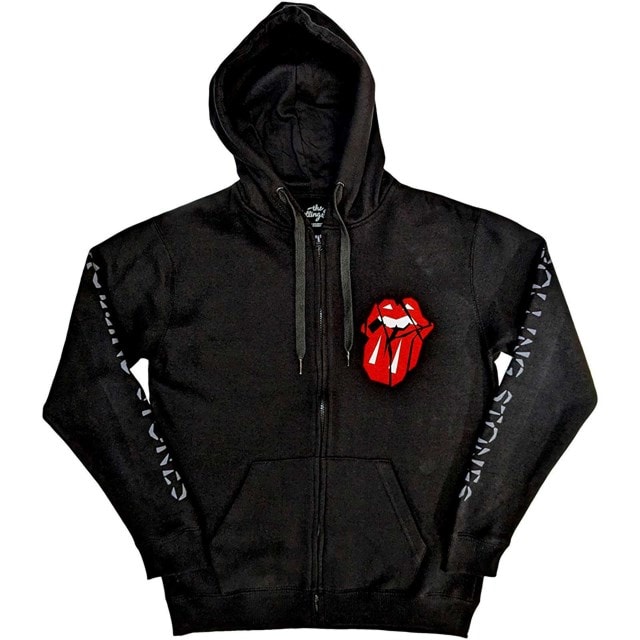 Hd Shattered Tongue Rolling Stones Hoodie (Small) - 1