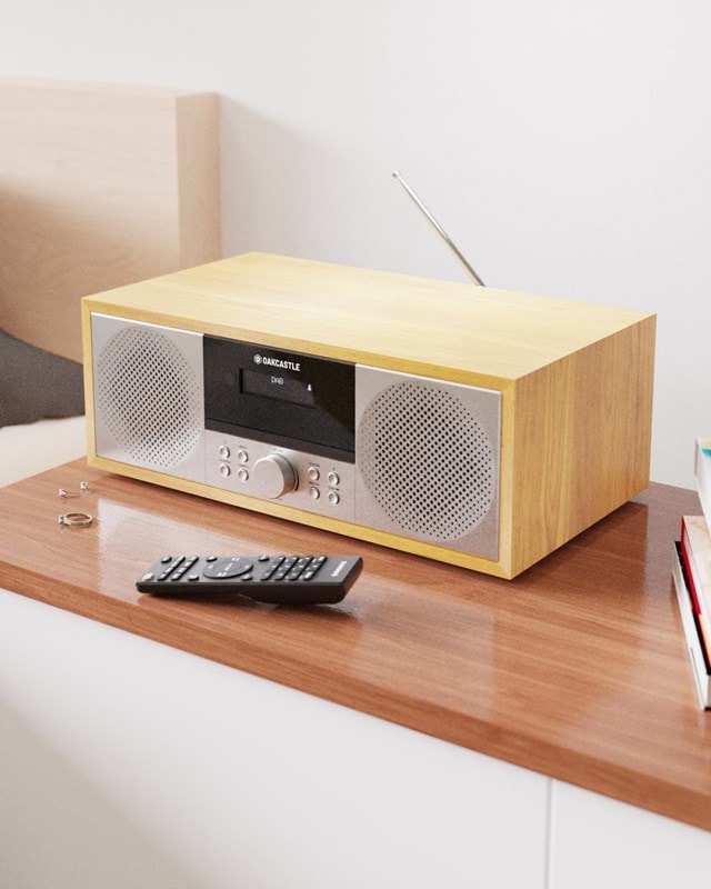 Majority Dab500 Oak Bluetooth Cd Player With Dab/Fm Radio - 2