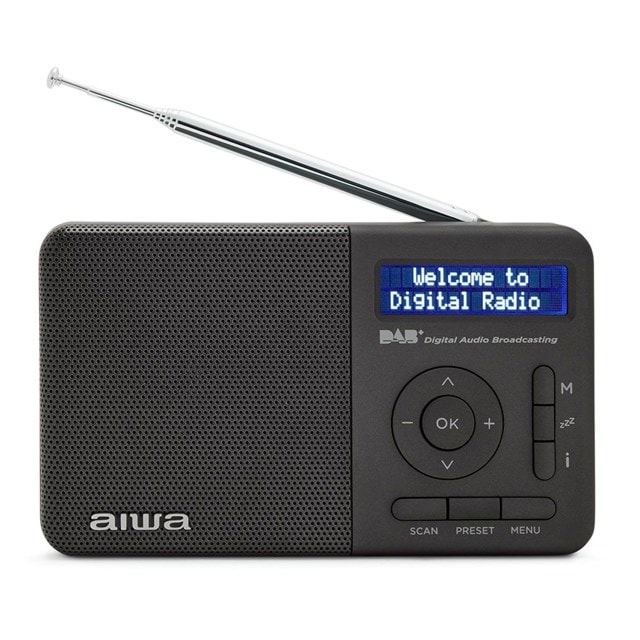 Aiwa RD-40DAB Black Digital DAB+/FM Portable Radio - 1