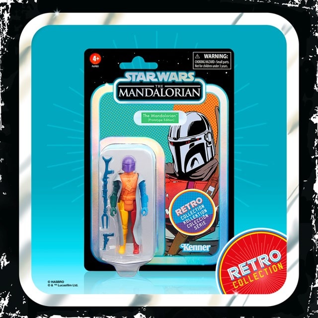 The Mandalorian Prototype Edition Hasbro Star Wars Retro Collection Action Figure - 5