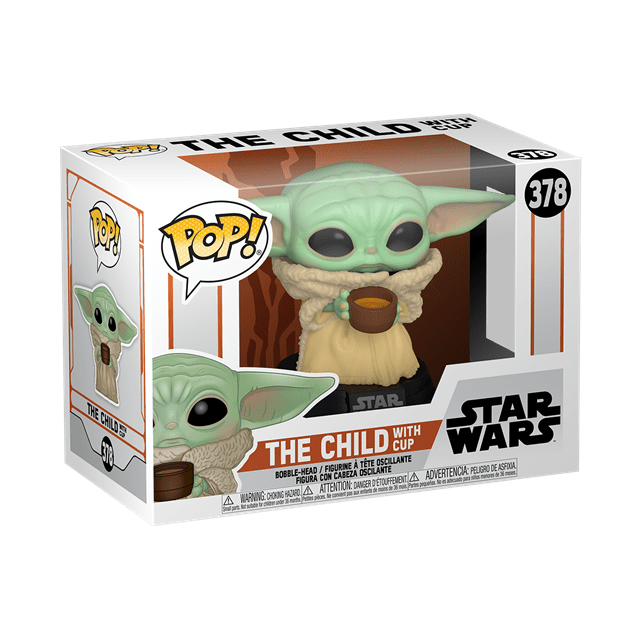 The Mandalorian: The Child With Cup - Baby Yoda (378) Star Wars Pop Vinyl - 2