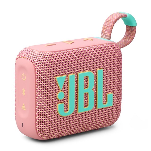 JBL Go 4 Pink Bluetooth Speaker - 1