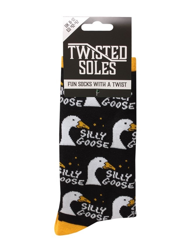 Silly Goose Twisted Soles Ladies Size 3-7 Socks - 3