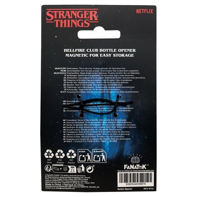Hellfire Club Dice Stranger Things 5 Bottle Opener - 6