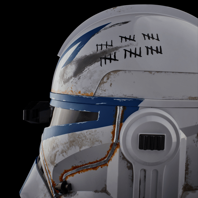 Star Wars The Black Series Clone Captain Rex Hasbro Electronic Helmet - 4