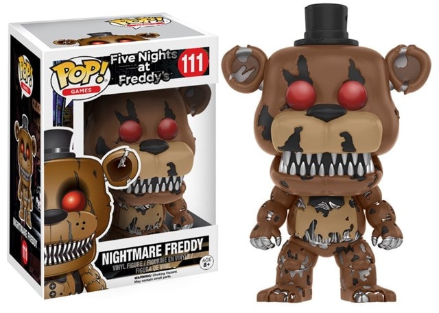 Nightmare Freddy (111): Five Nights At Freddys (Fnaf) Pop Vinyl - 1