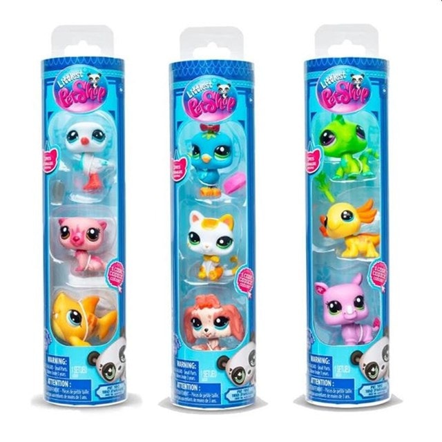 Trio Tube Assortment Series 1 Littlest Pet Shop - 2