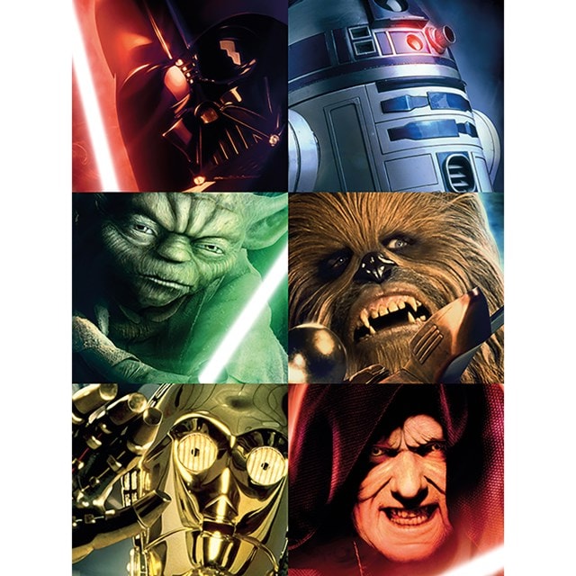 Squares Star Wars Canvas Print 30 x 40cm - 1