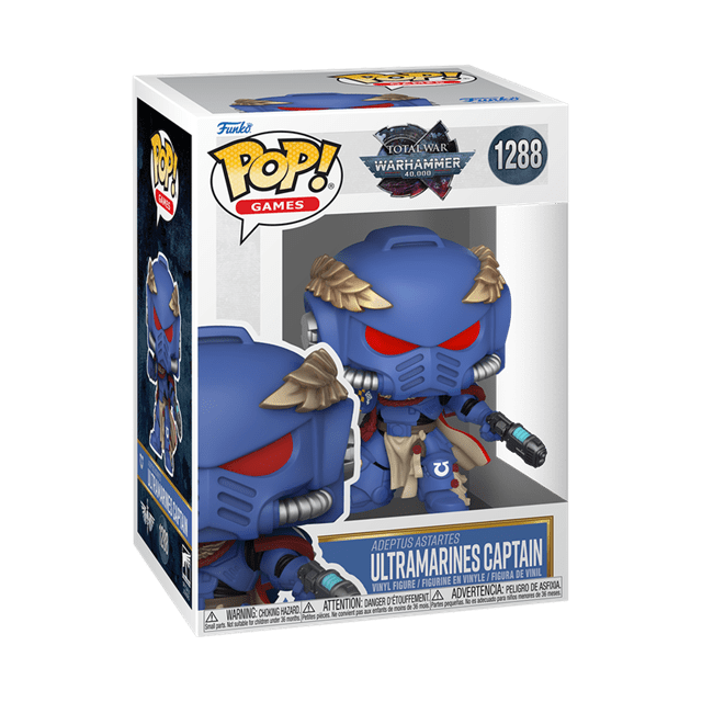 Ultramarines Captain 1288 Total War Warhammer 40,000 Funko Pop Vinyl - 2