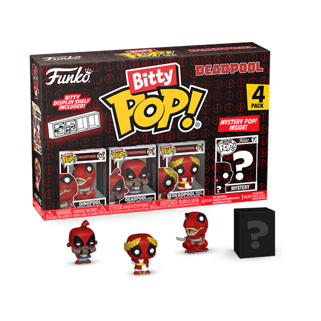 Dinopool Bitty Pop! Deadpool Series 3 4 Pack - 1