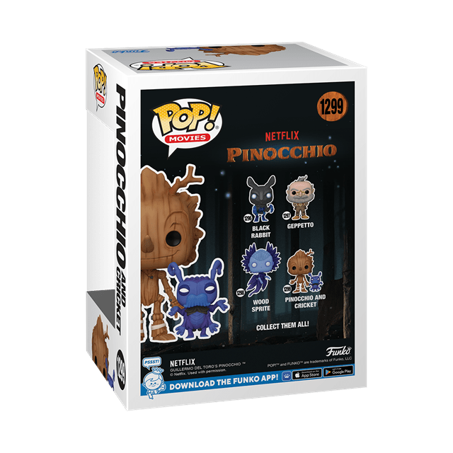 Pinocchio & Cricket (1299) Pinocchio Pop Vinyl Buddy - 3