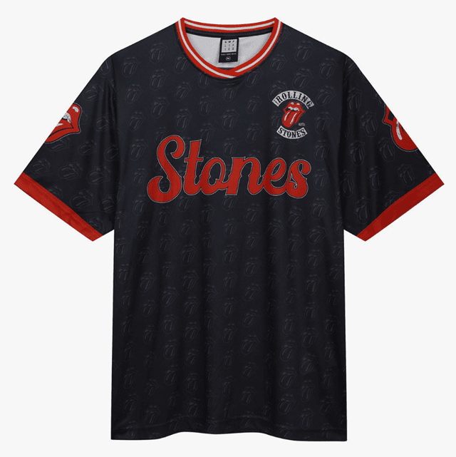 Paint It Black Rolling Stones Rock FC Premium Jersey (Small) - 1