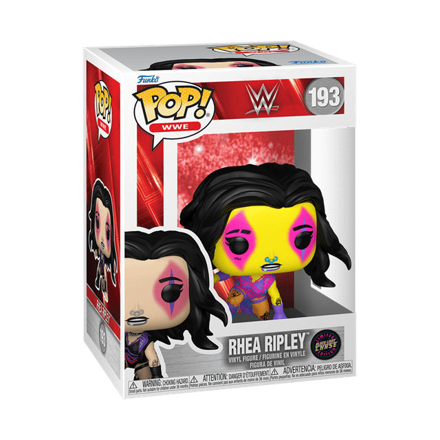 Rhea Ripley WrestleMania XL With Chance Of Blacklight Chase 193 WWE Funko Pop Vinyl - 4