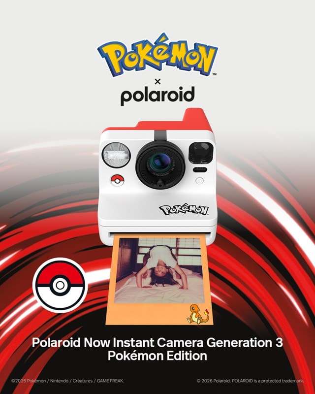Polaroid Now Generation 3 Pokemon Pokeball Edition Instant Camera - 11
