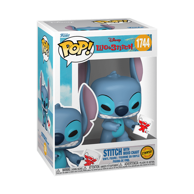 Stitch With Mood Chart With Chance Of Chase 1744 Lilo & Stitch Funko Pop Vinyl - 4