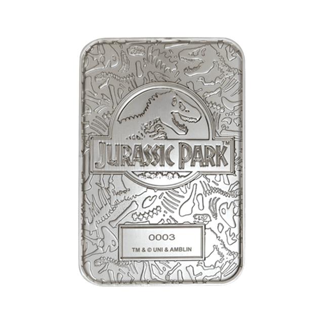 Jurassic Park: Entrance Gates Silver Plated Collectible - 3