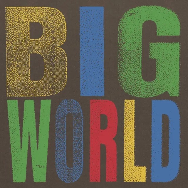 Big World - Transparent Green + Blue Split Vinyl - 2