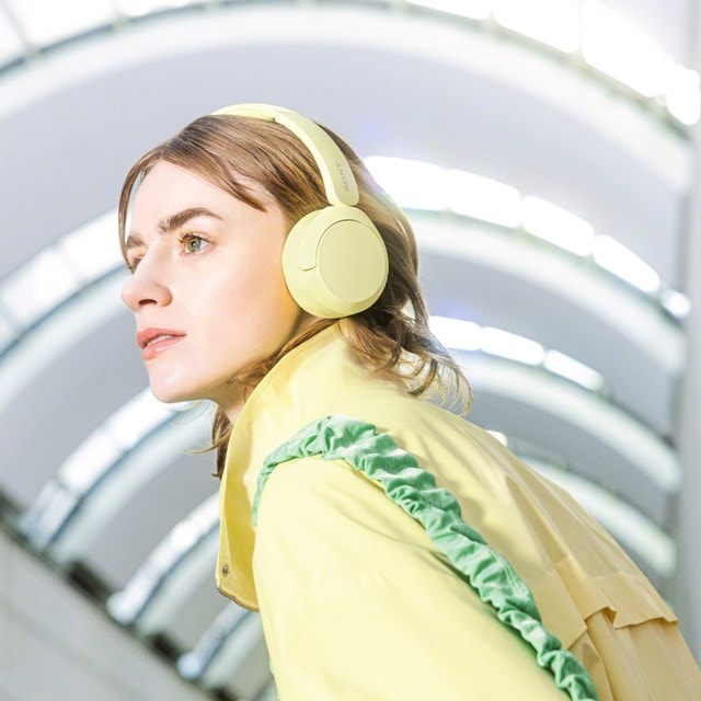 Sony WH-CH520 Yellow Bluetooth Headphones - 7