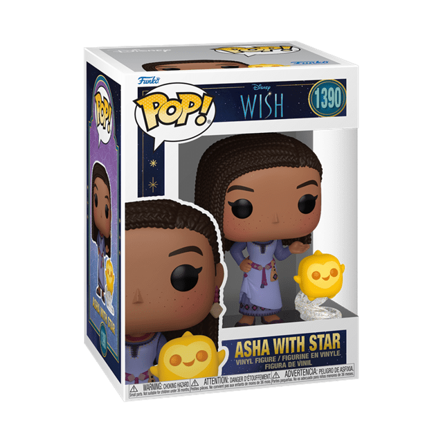 Asha With Star (1390) Wish Pop Vinyl & Buddy - 2