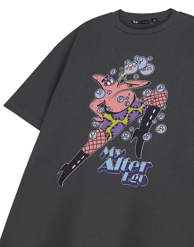 Patrick Star Alter Ego Spongebob Squarepants Tee (Small) - 5